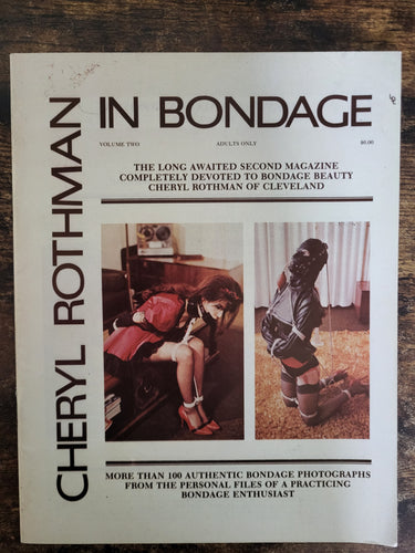 Cheryl Rothman In Bondage Magazine Vol 2.. 1979 US Bondage Magazine